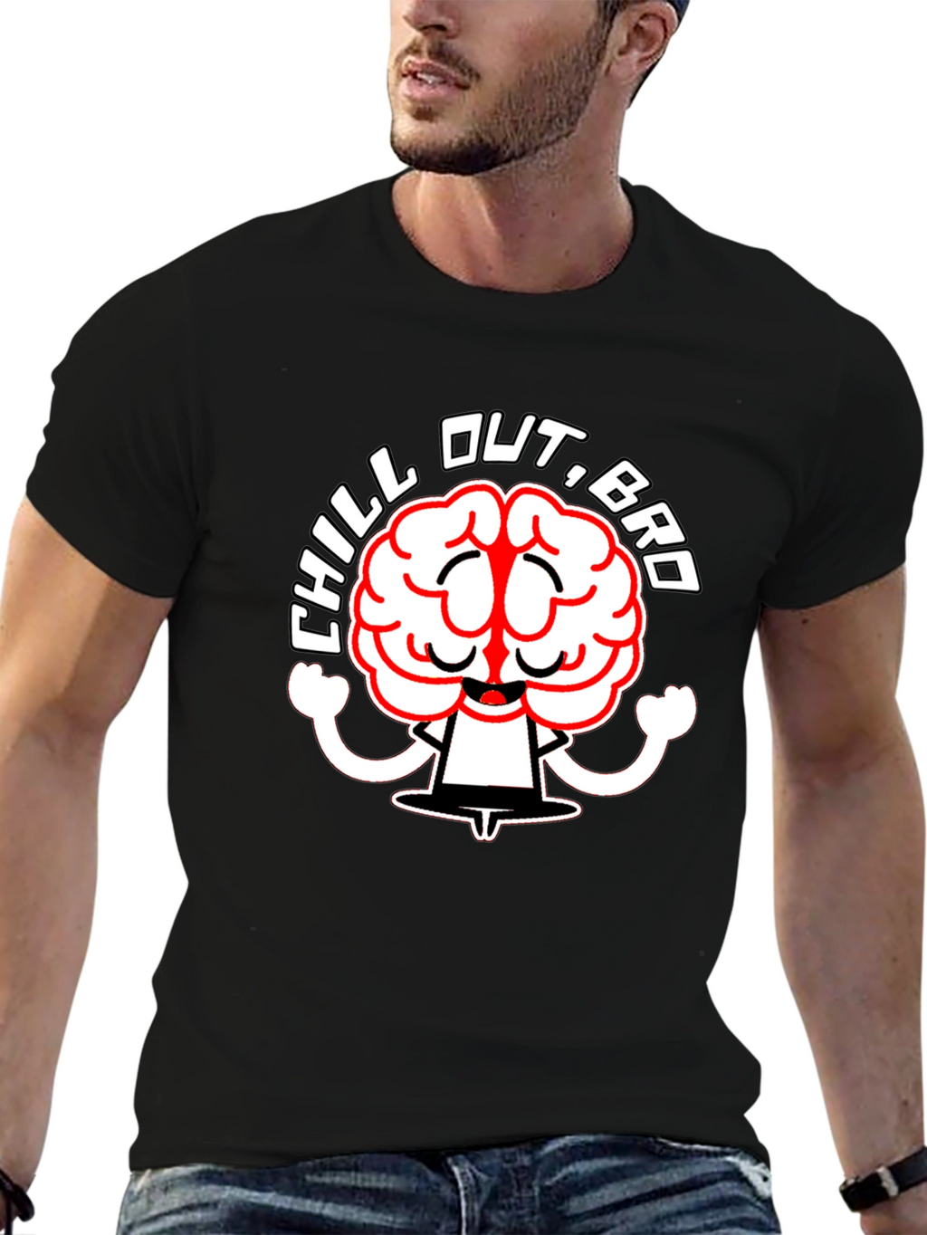 Chill Out Bro Graphic T-Shirt