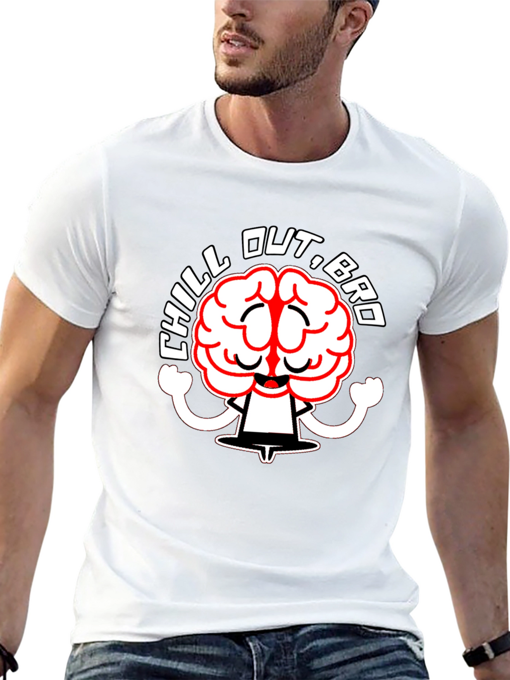 Chill Out Bro Graphic T-Shirt