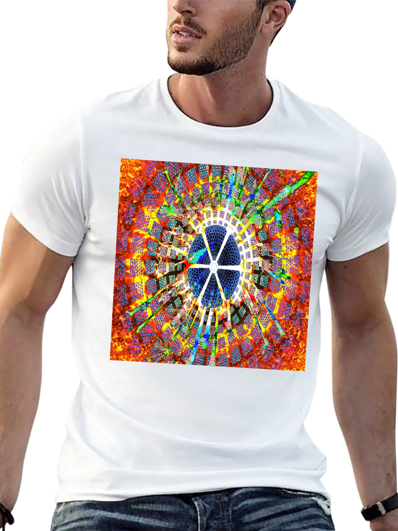 Abstract Art Graphic Print T-Shirt