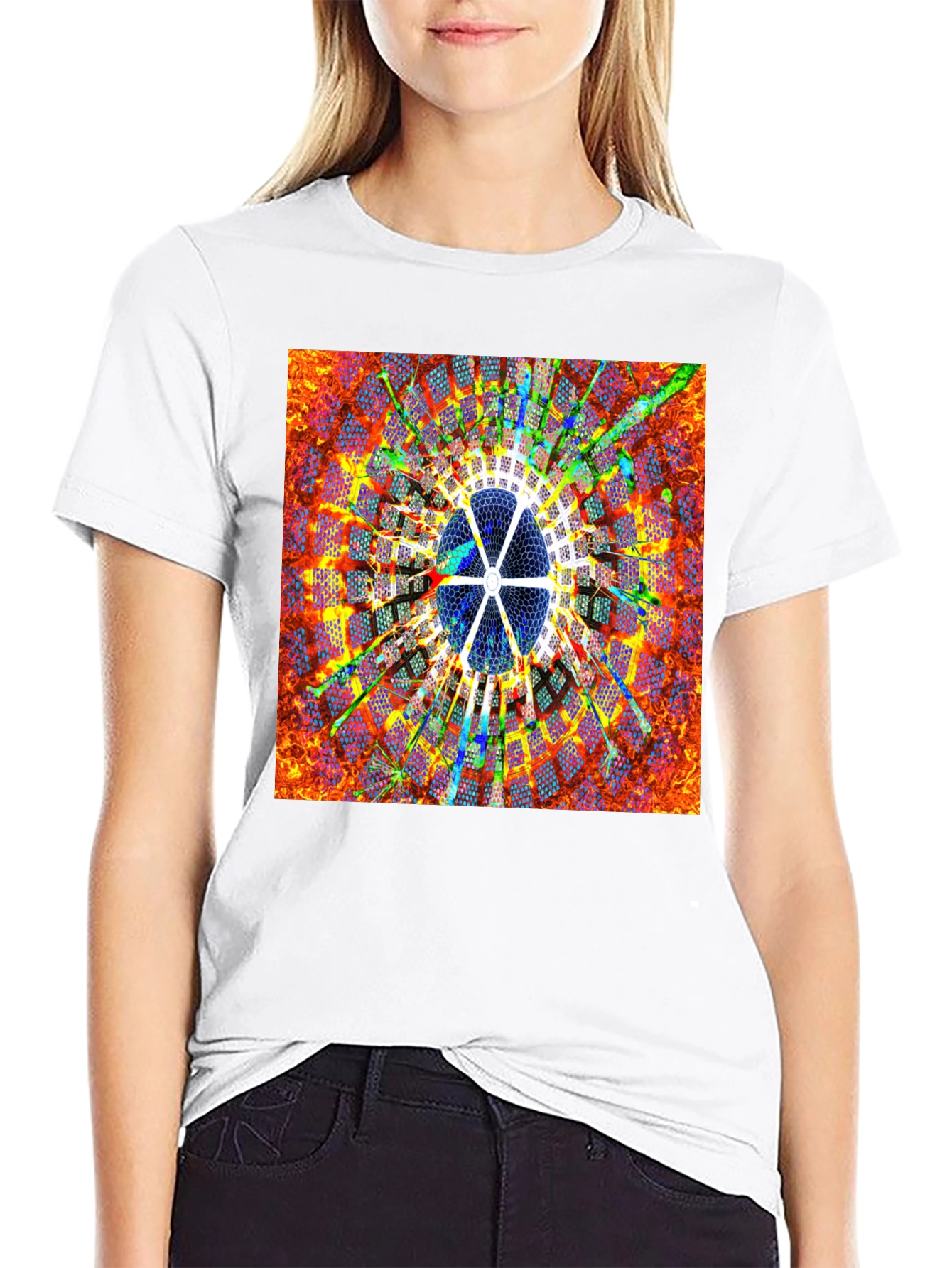 Abstract Art Graphic Print T-Shirt