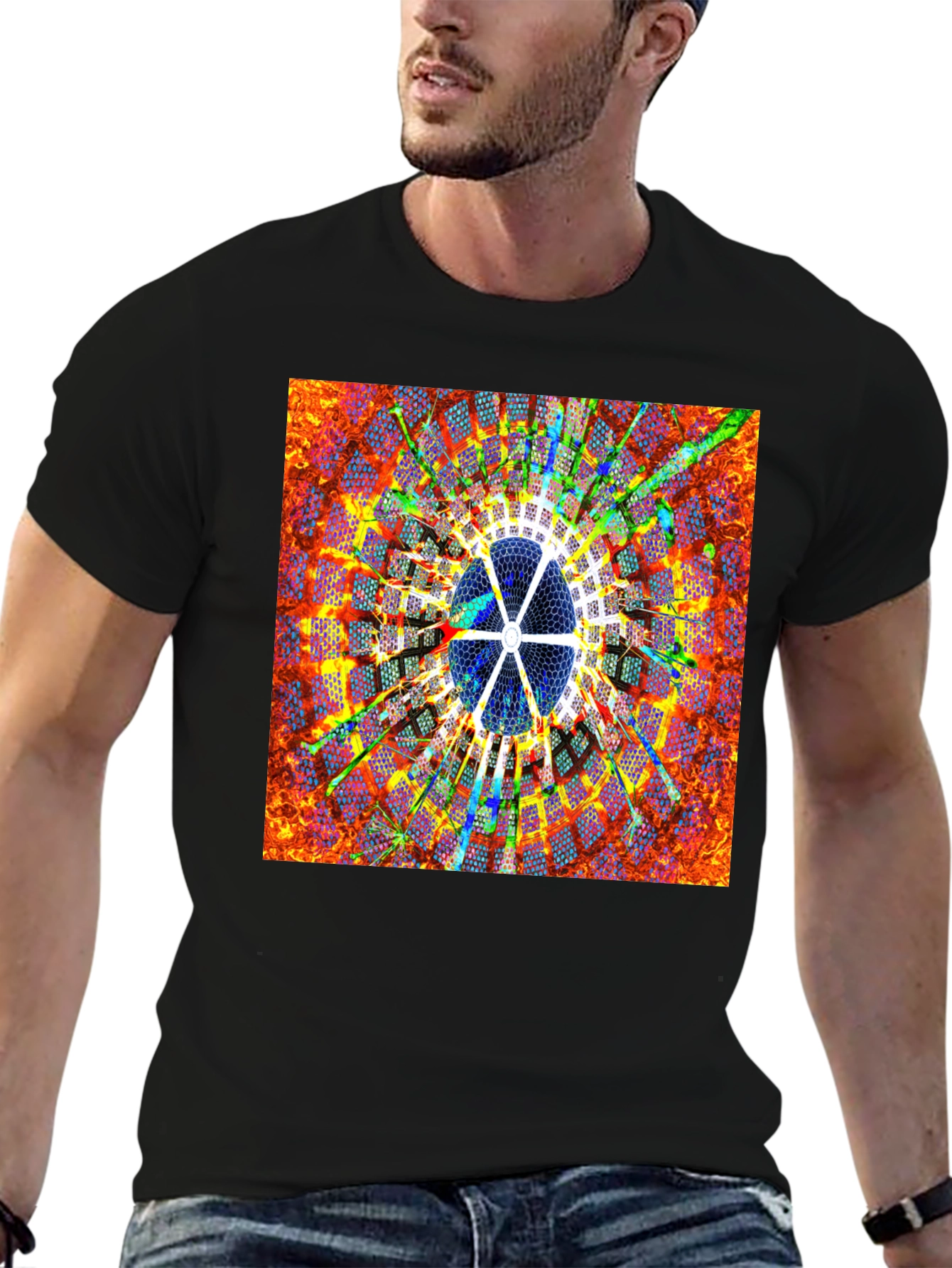 Abstract Art Graphic Print T-Shirt