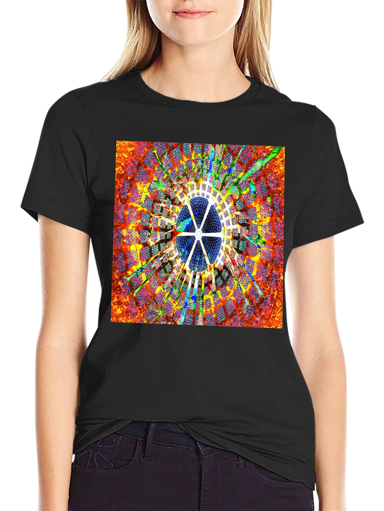 Abstract Art Graphic Print T-Shirt