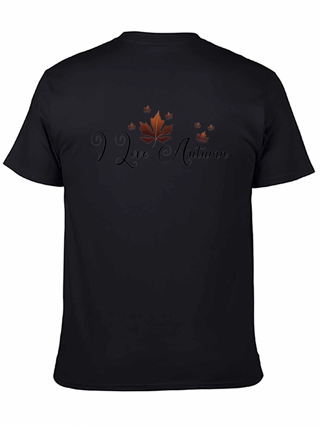 I Love Autumn T-Shirt: Fall Leaves Design