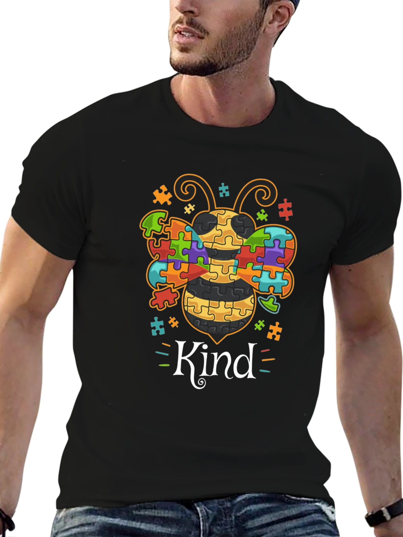 Autism Awareness Bee Kind T-Shirt