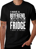 Funny Boyfriend Fridge Graphic T-Shirt