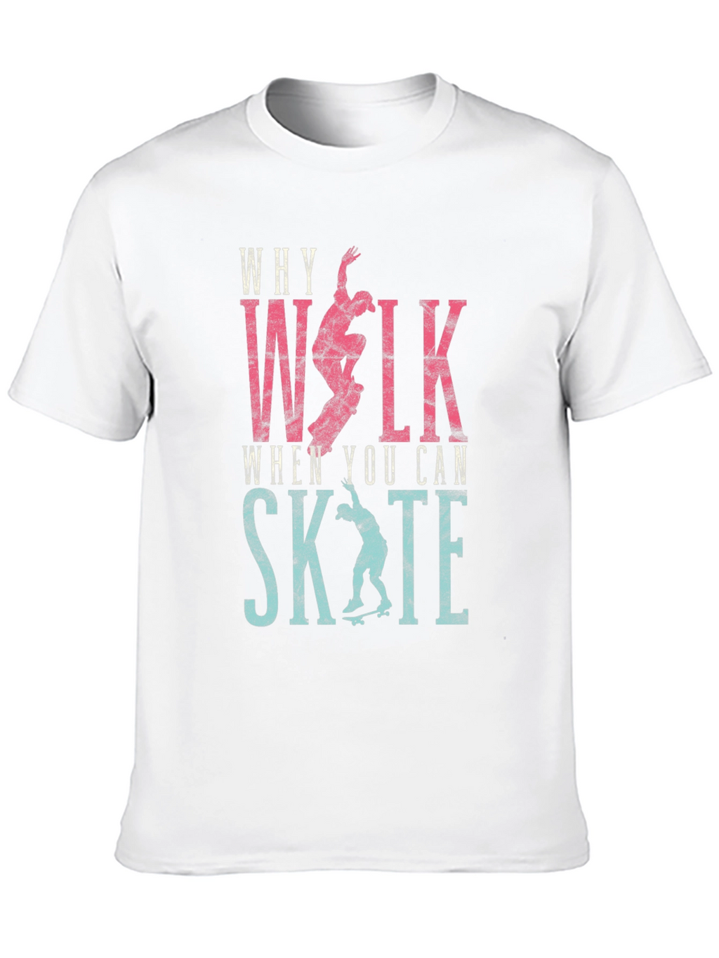 Why Walk? Skate T-shirt - Black