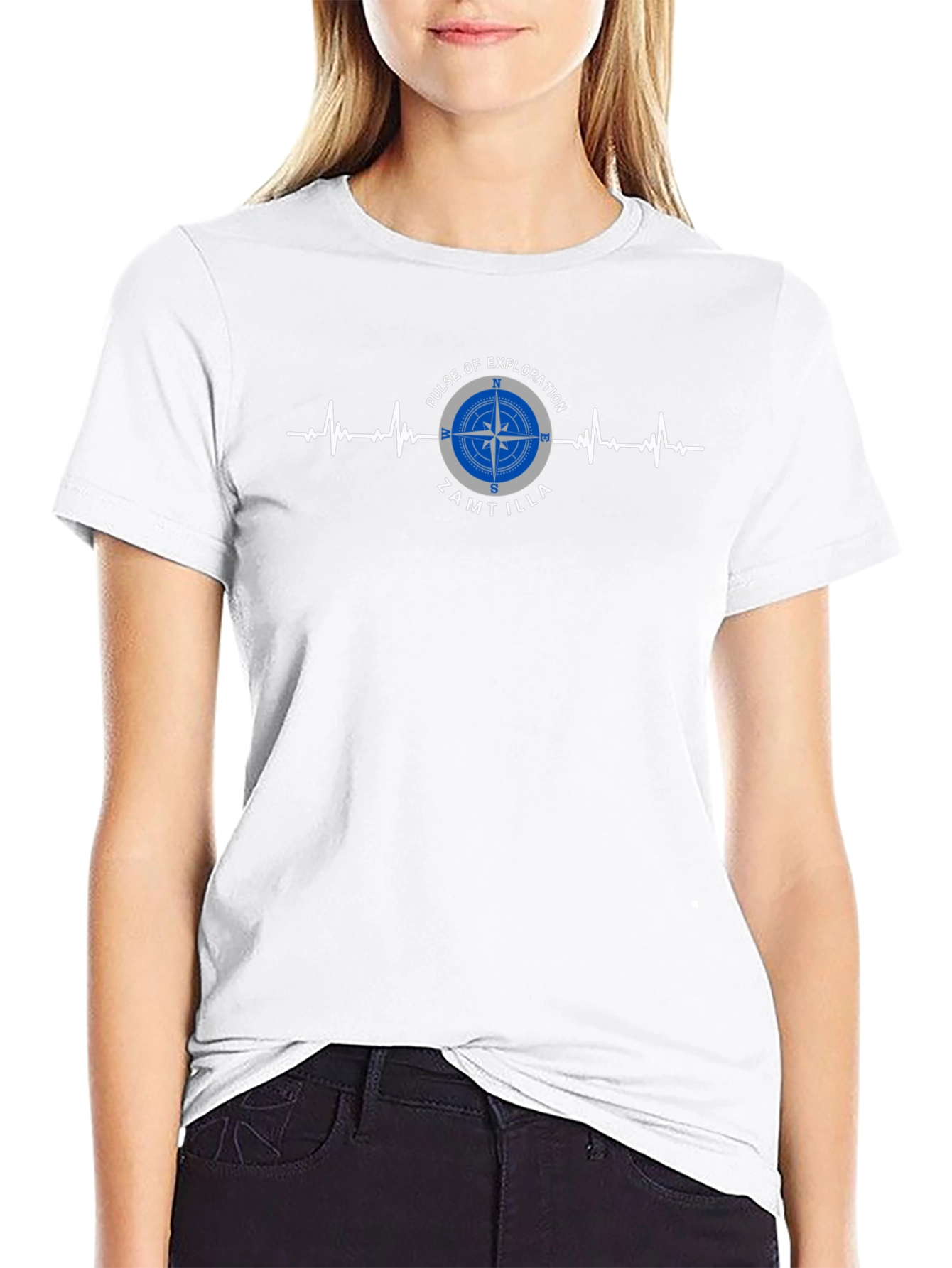 Pulse of Exploration ZAMTILLA Black T-Shirt