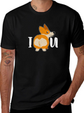 I Corgi U Black T-Shirt