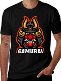 Samurai Graphic T-Shirt - Bold Warrior Design