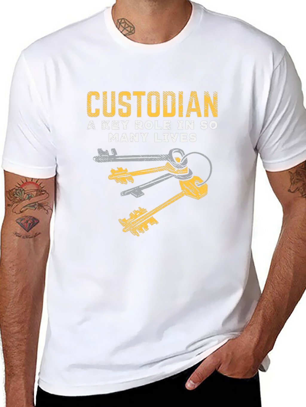 Custodian Key Role T-Shirt