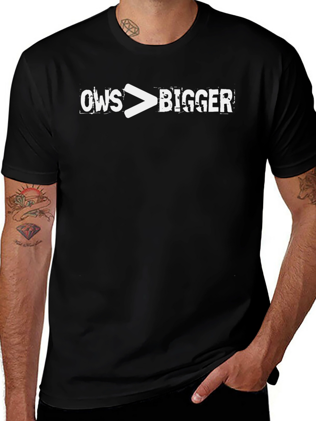 Ows is Greater Than Bigger Graphic Tee