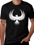 Eagle Graphic Black T-Shirt - Bold Design