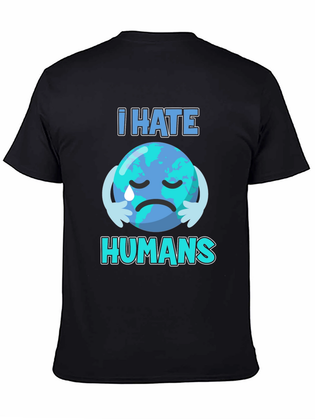 I Hate Humans Earth T-Shirt - Environmental Awareness