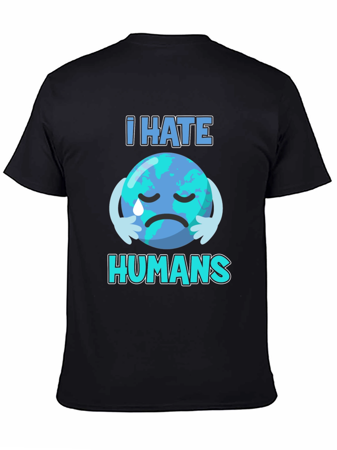 I Hate Humans Earth T-Shirt - Environmental Awareness