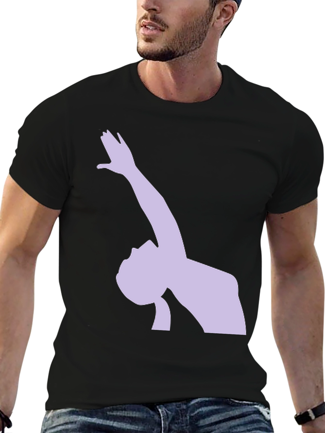 Artistic Silhouette Tee - Modern Graphic T-Shirt