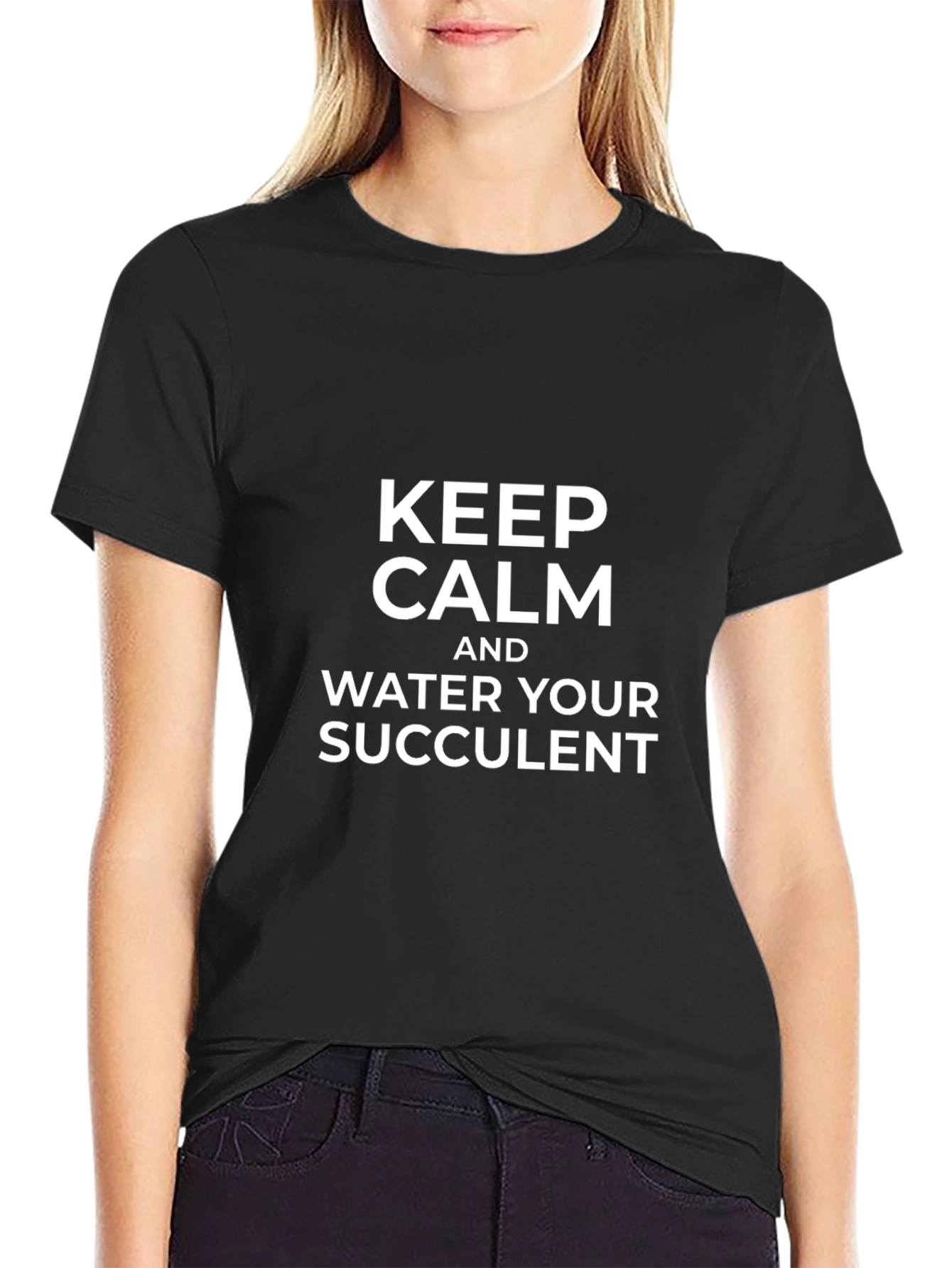 Keep Calm Water Succulent T-Shirt