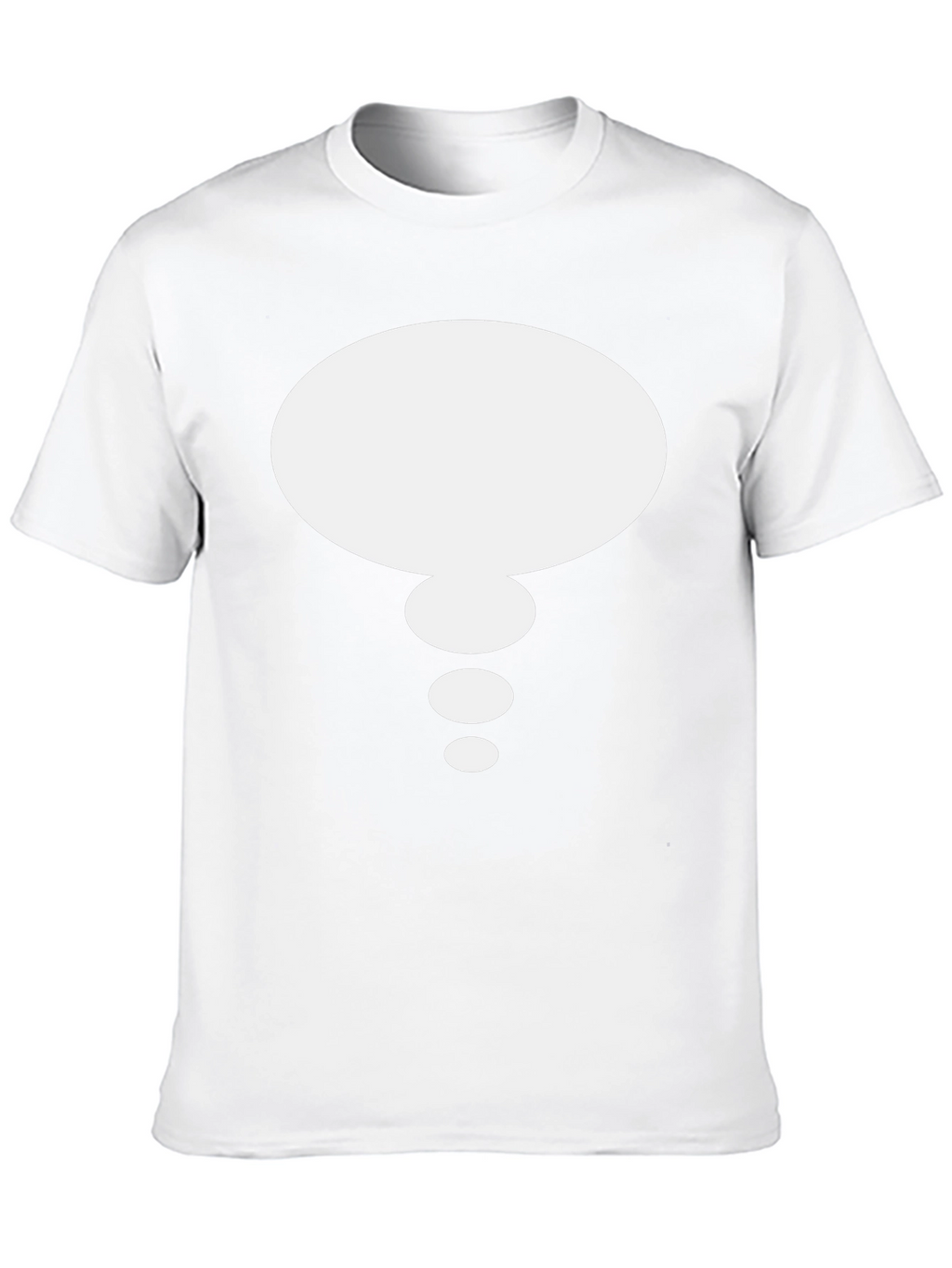 Thought Bubble Graphic Tee - Black Cotton Casual Shirt