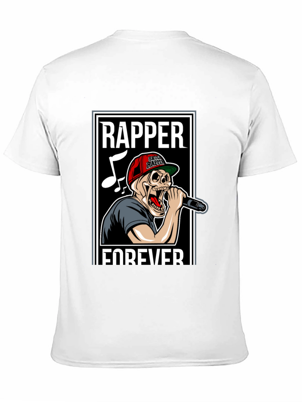 Skull Rapper Forever Graphic T-Shirt