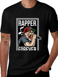 Skull Rapper Forever Graphic T-Shirt