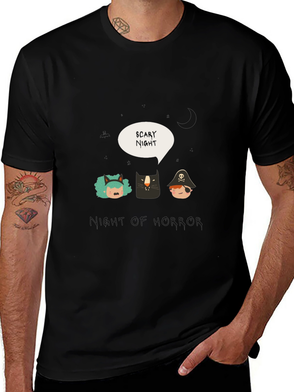 Scary Night Halloween T-Shirt