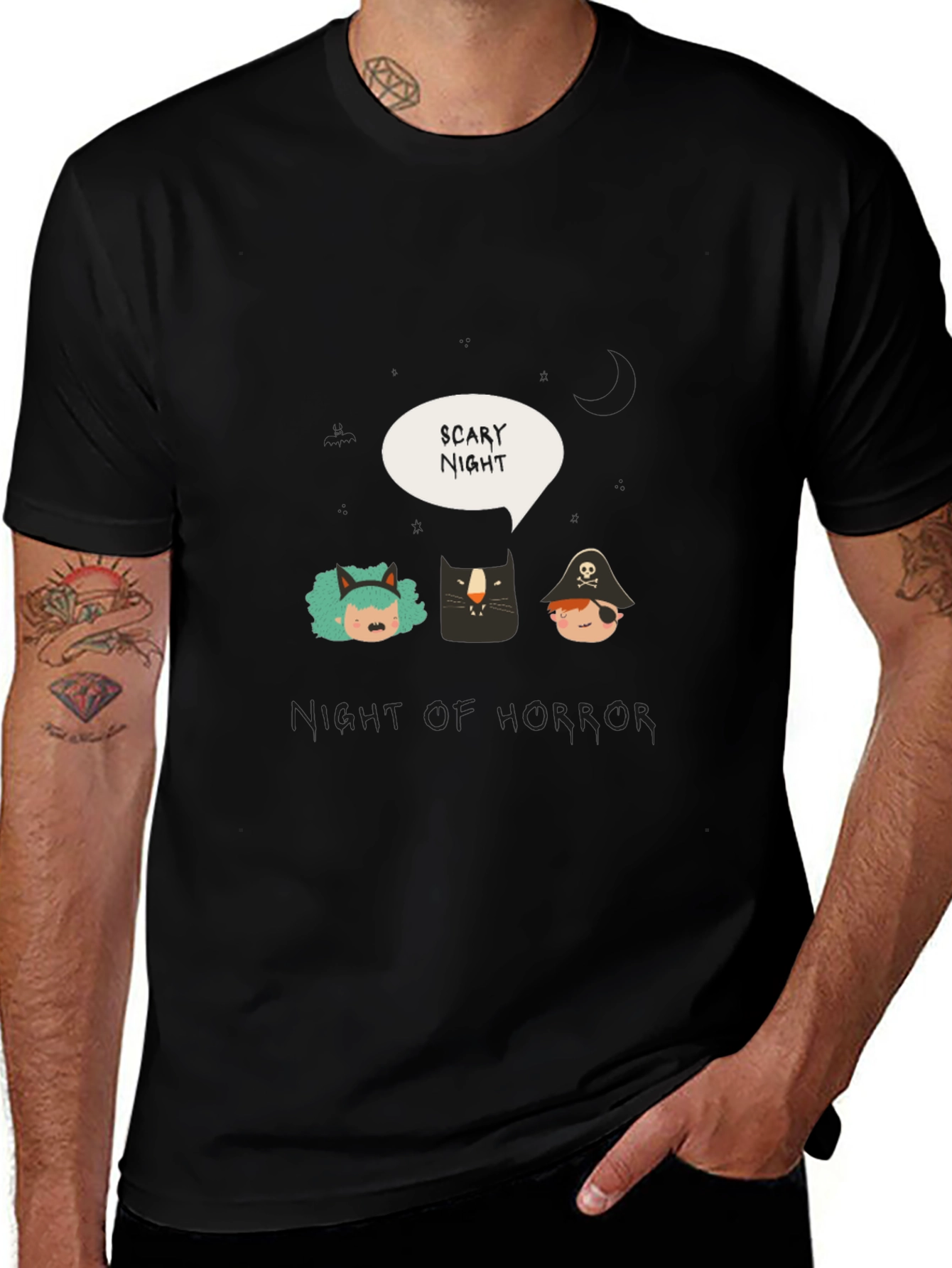 Scary Night Halloween T-Shirt