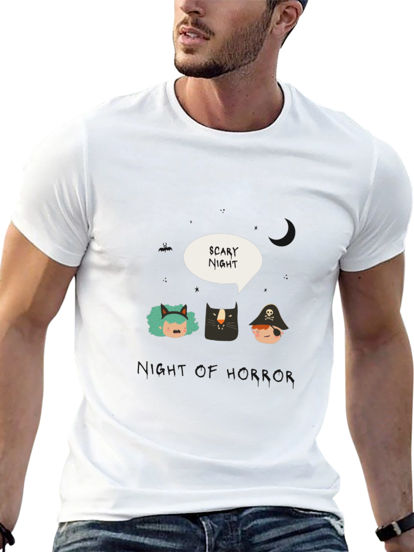Scary Night Halloween T-Shirt