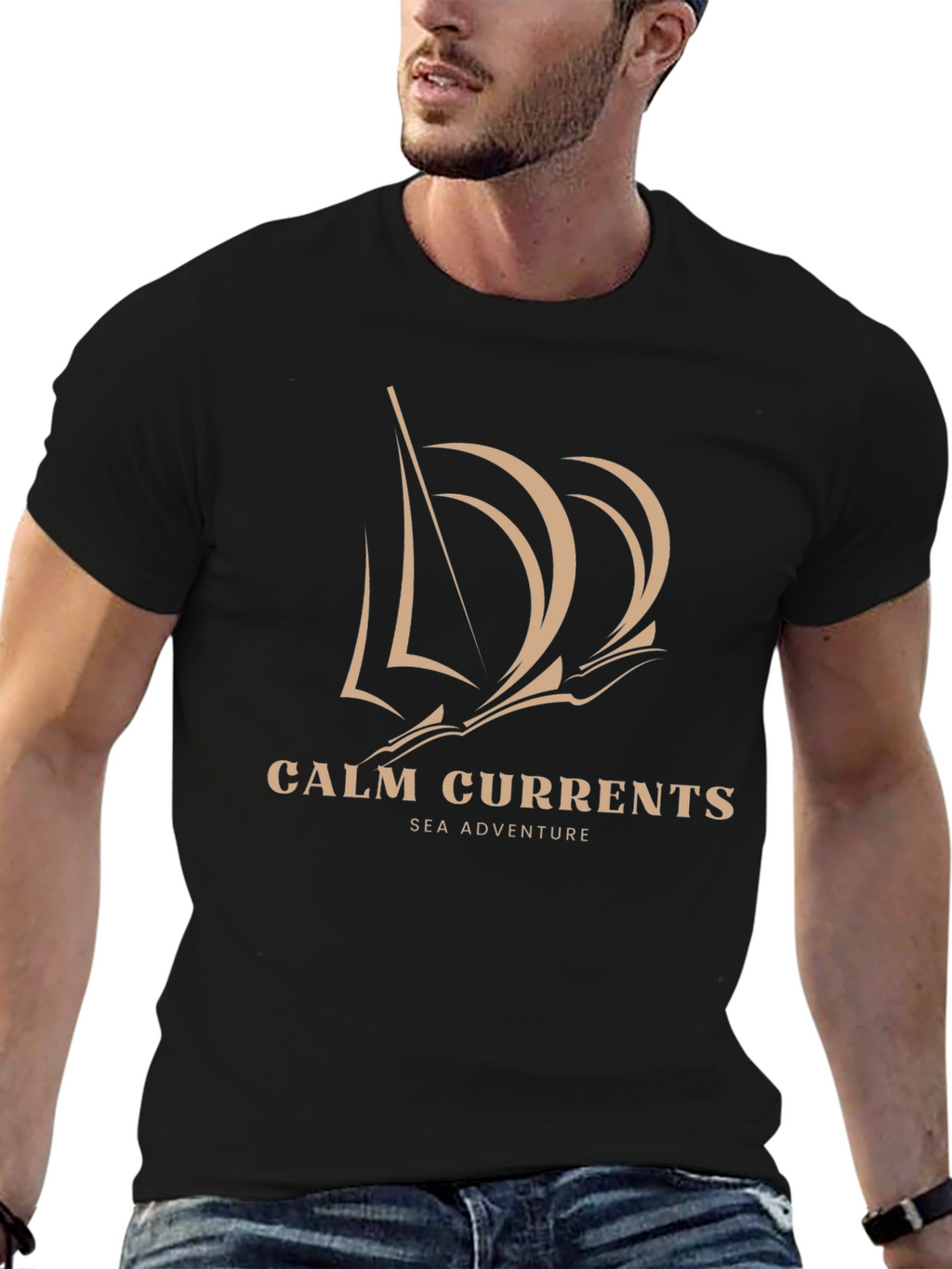 Calm Currents Graphic Tee - Sea Adventure Shirt