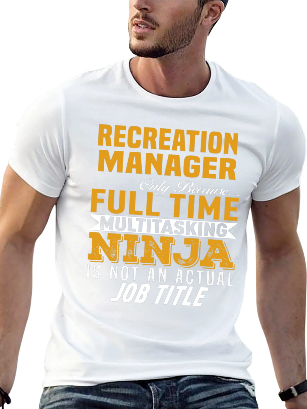 Recreation Manager T-Shirt - Multitasking Ninja Job Title