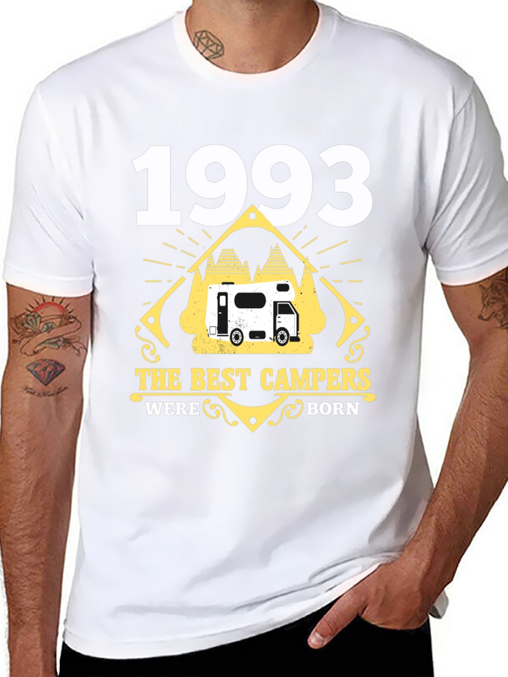 1993 Best Campers Born Black T-Shirt