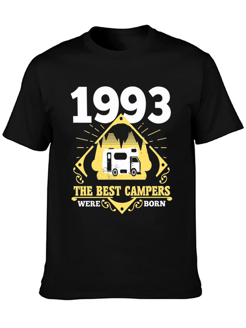 1993 Best Campers Born Black T-Shirt