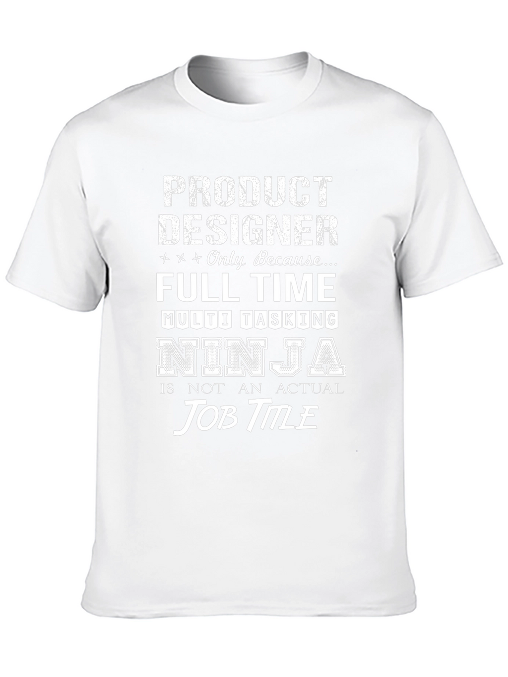 Product Designer Ninja Black T-Shirt
