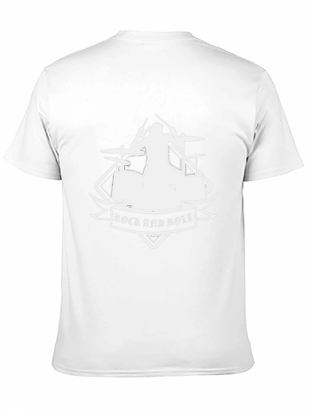 Rock and Roll Drummer Graphic T-Shirt