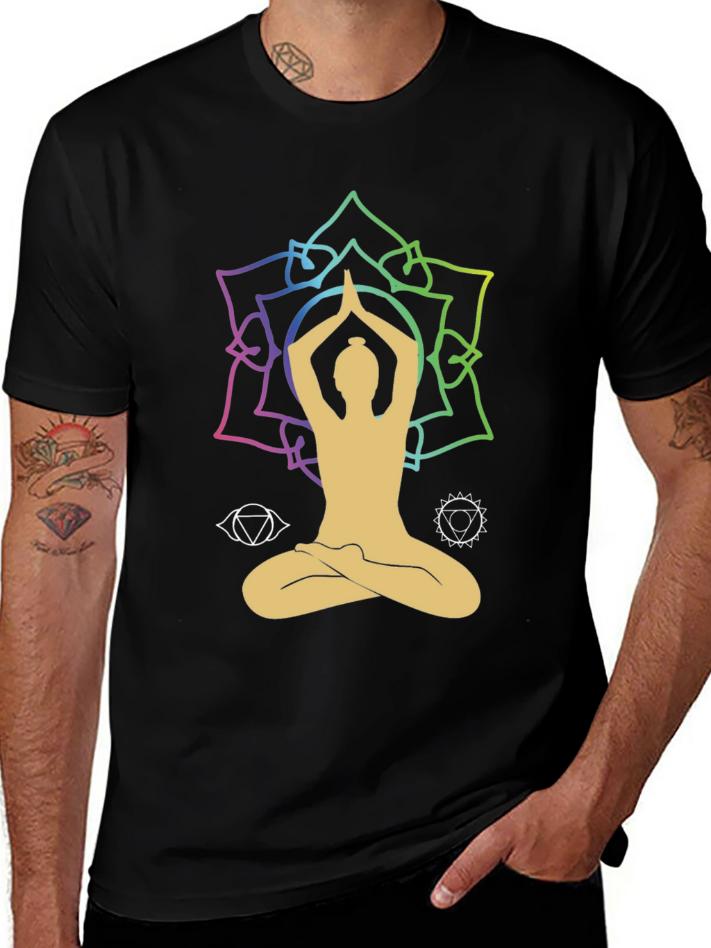 Yoga Lotus Chakra T-Shirt