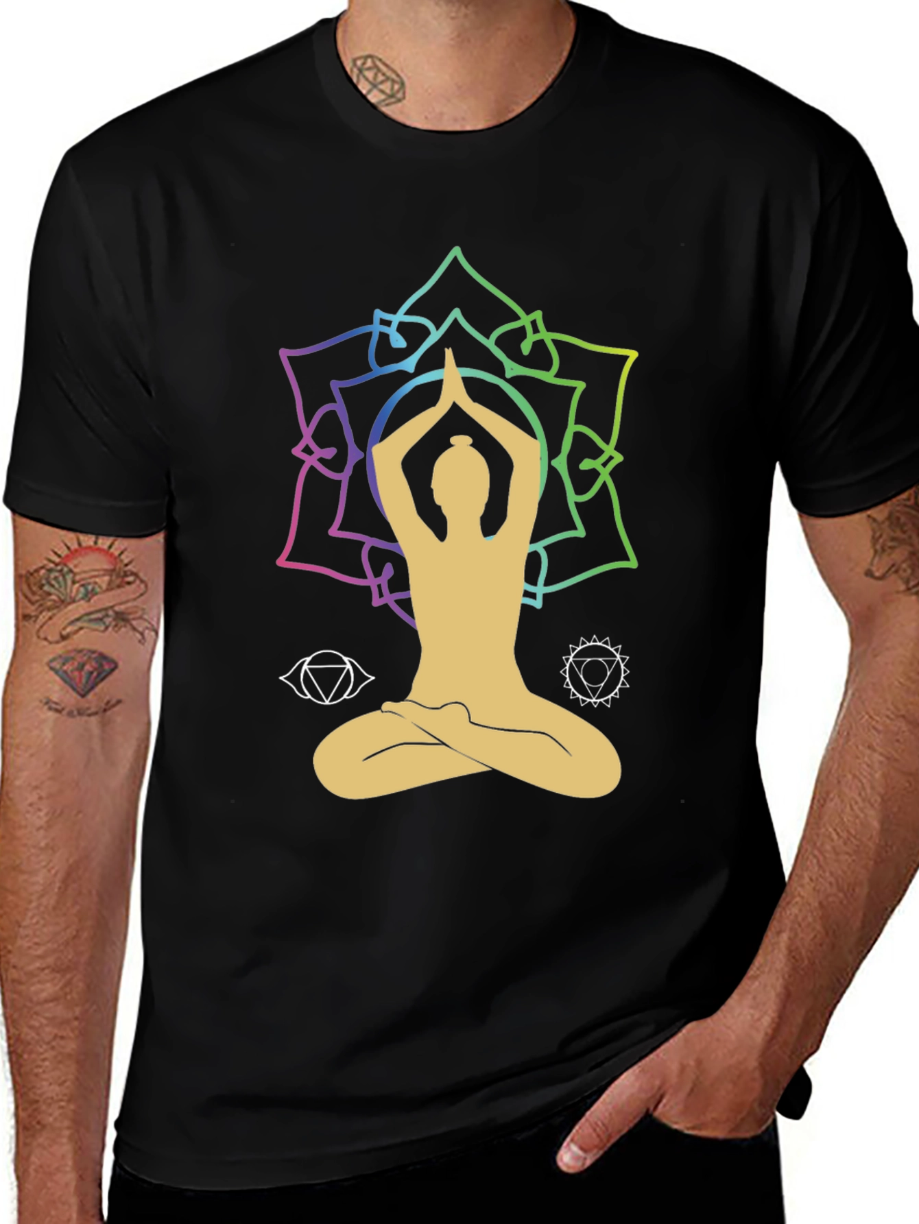 Yoga Lotus Chakra T-Shirt