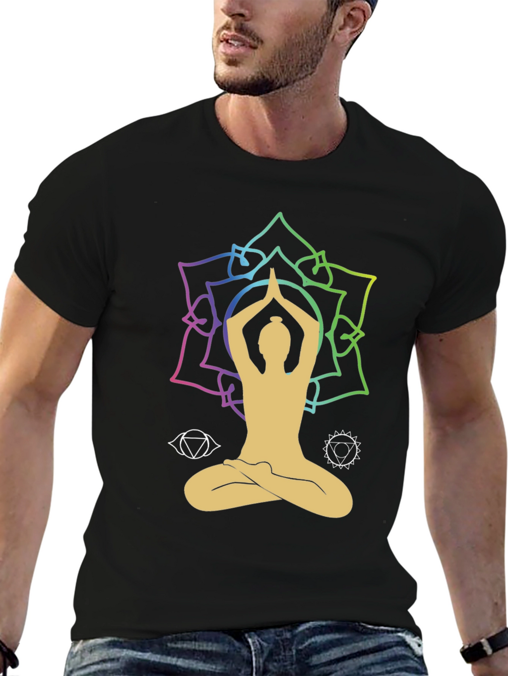 Yoga Lotus Chakra T-Shirt