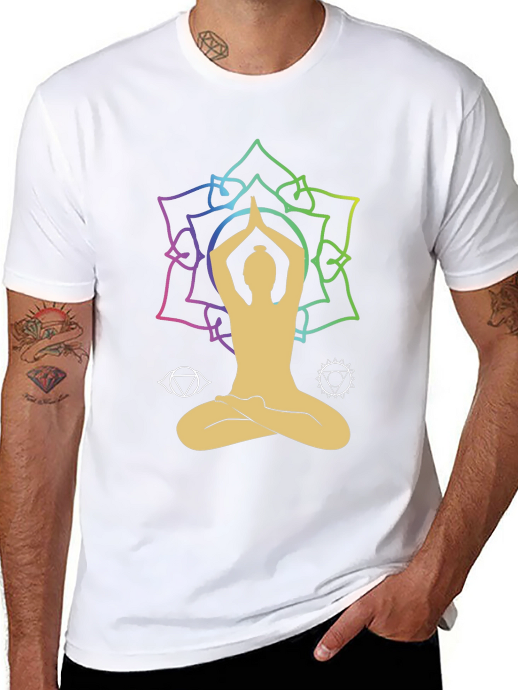 Yoga Lotus Chakra T-Shirt