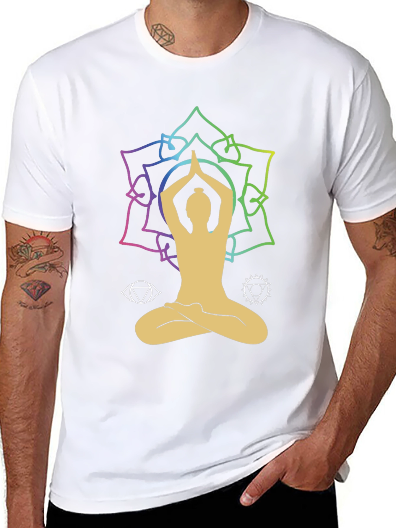 Yoga Lotus Chakra T-Shirt