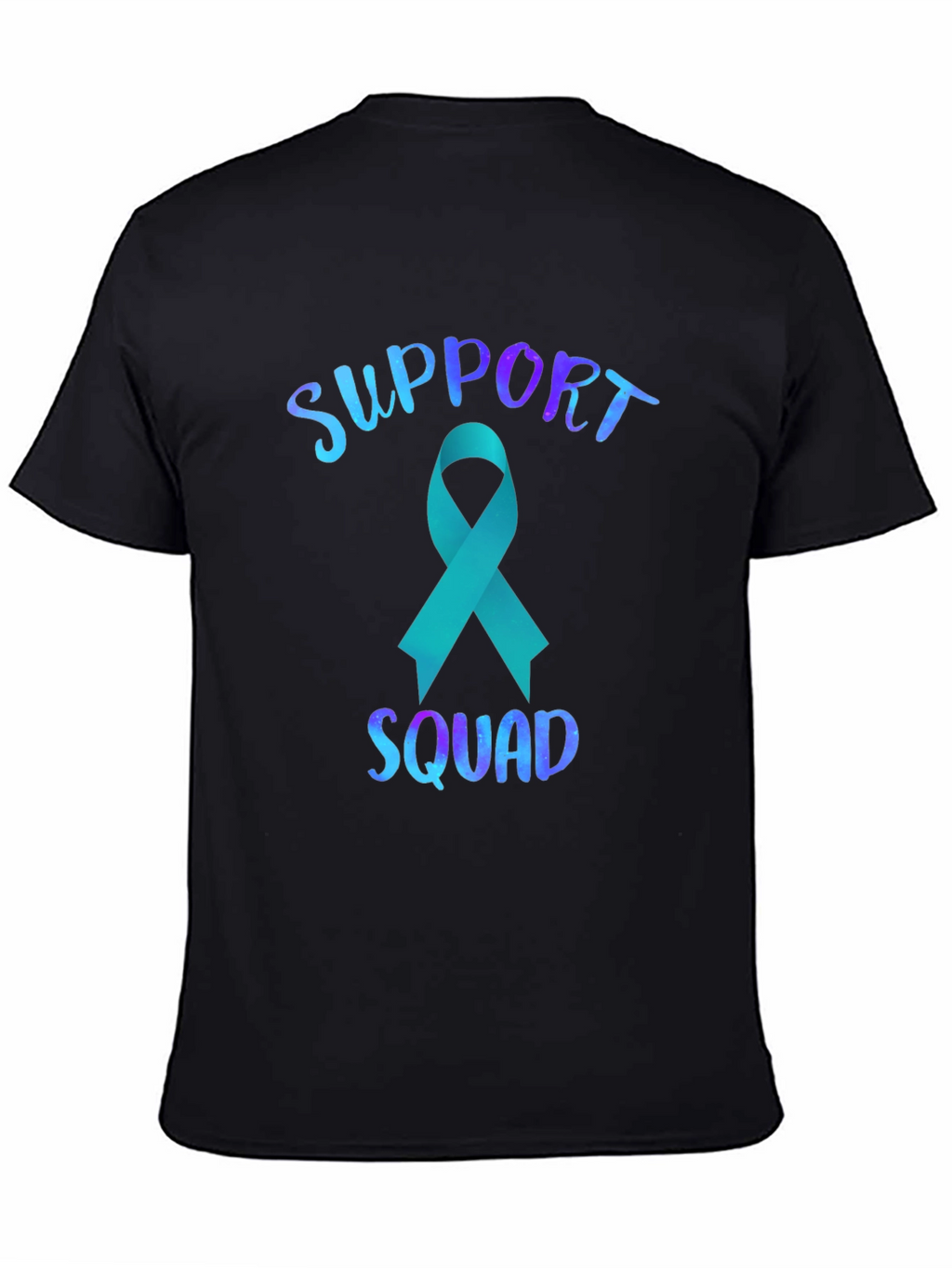 Support Squad Teal Ribbon Graphic Tee
