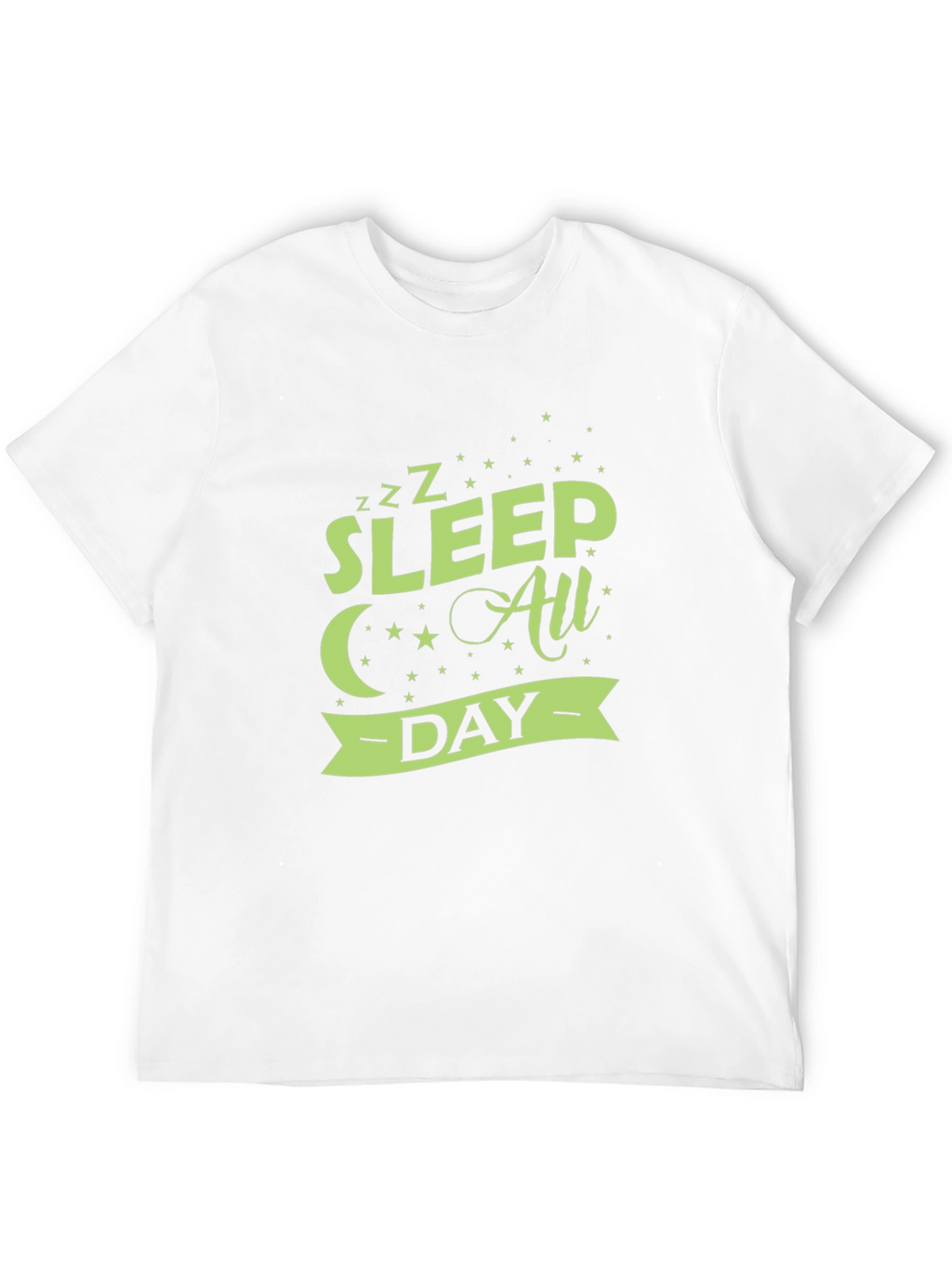 Sleep All Day Graphic Tee - Black