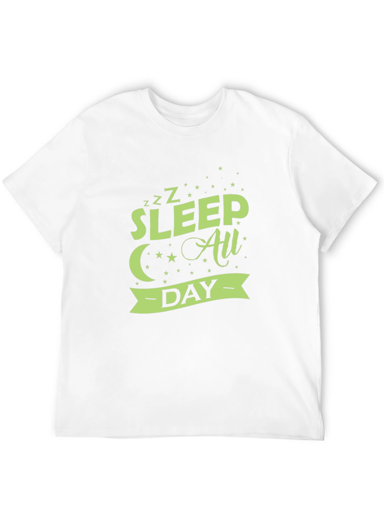 Sleep All Day Graphic Tee - Black