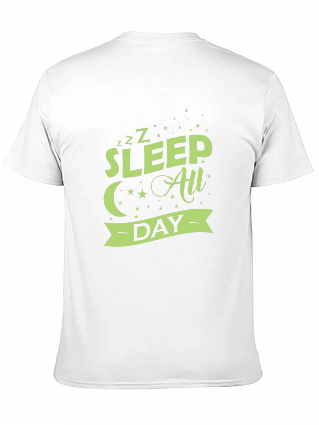 Sleep All Day Graphic Tee - Black