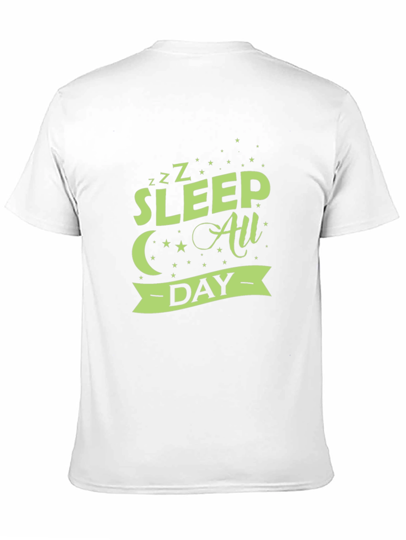 Sleep All Day Graphic Tee - Black