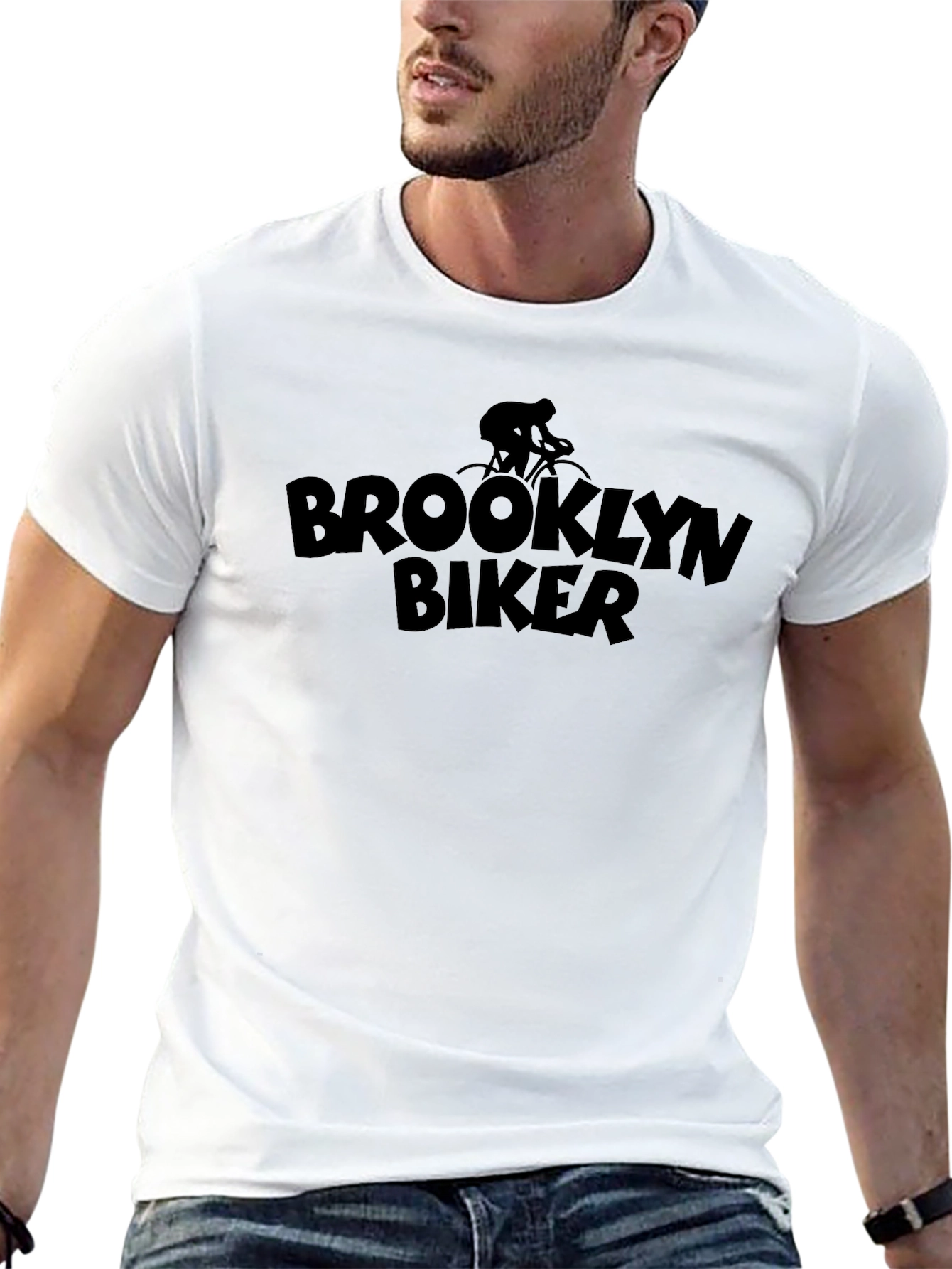 Brooklyn Biker Graphic T-Shirt