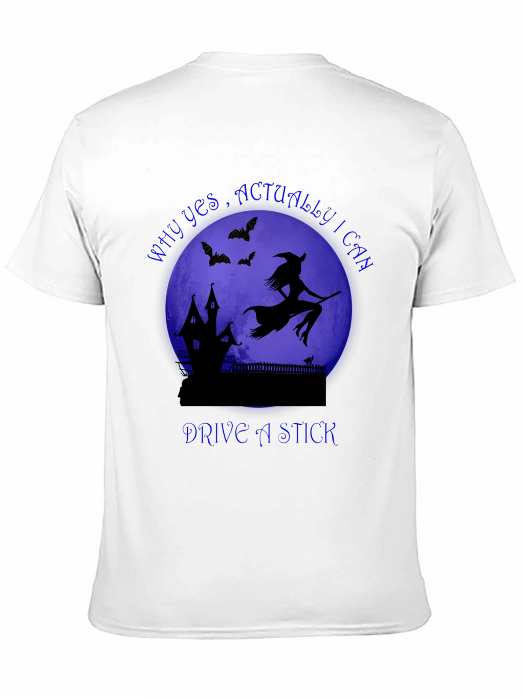 Witch Drive A Stick T-Shirt Halloween Spooky Tee