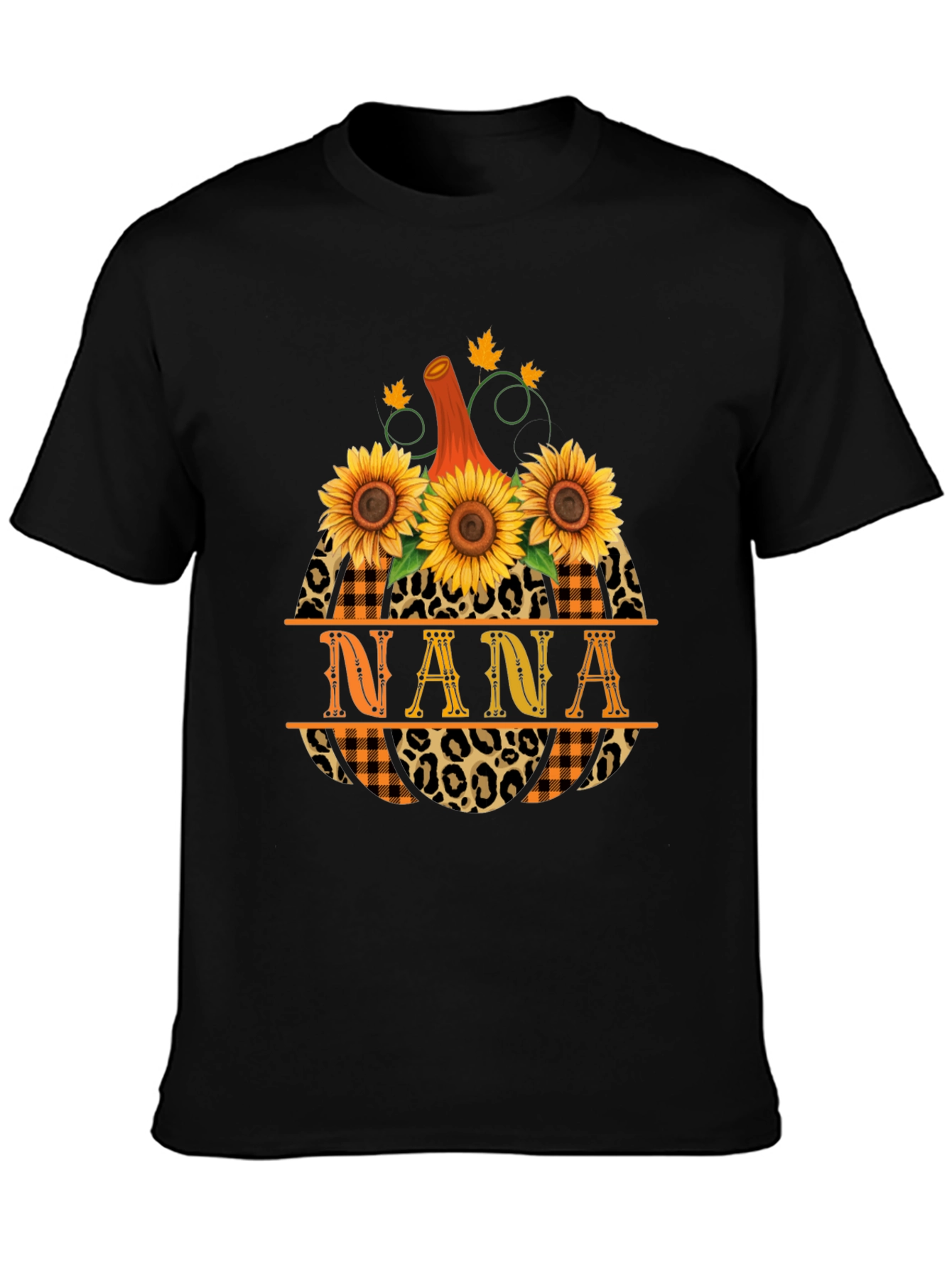 Nana Pumpkin Sunflower Fall Graphic Tee