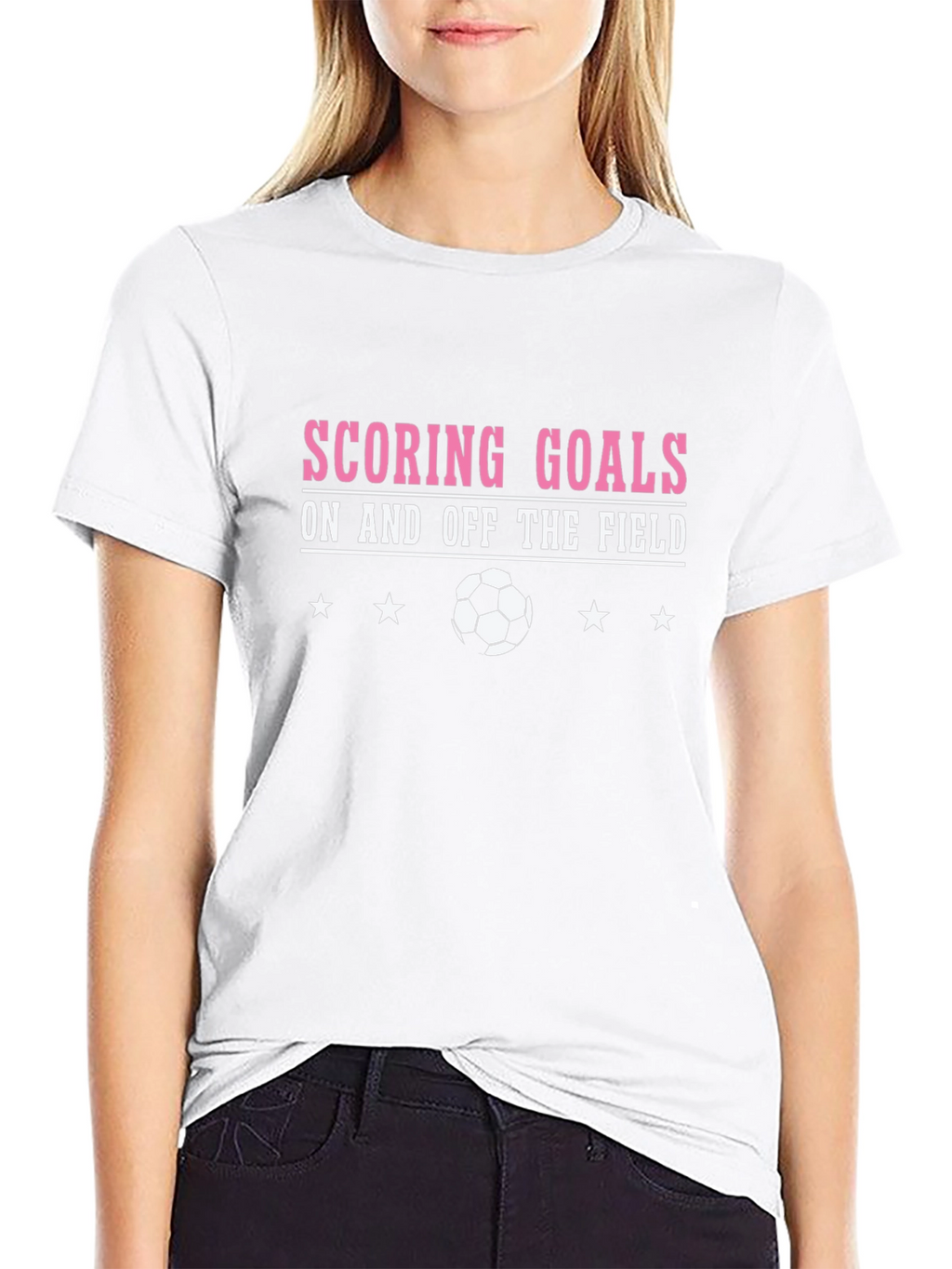 Scoring Goals T-Shirt - Soccer Design