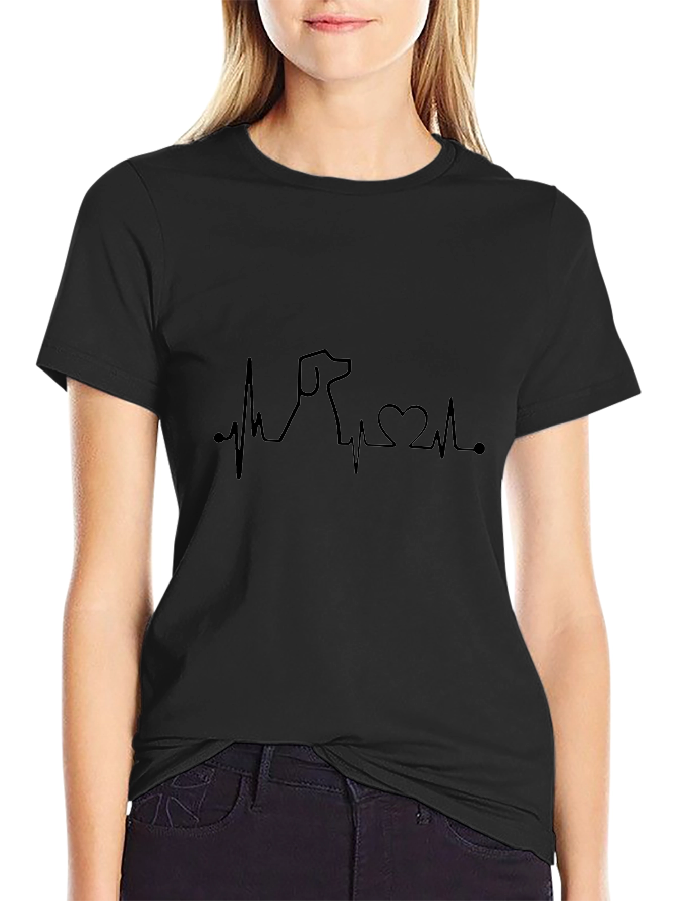 Dog Heartbeat T-Shirt - Love Your Pet