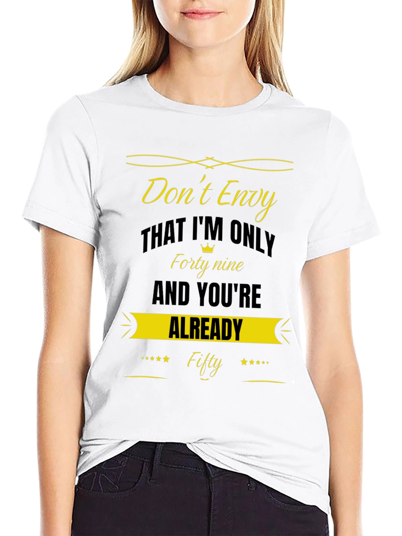 Dont Envy Fifty Black T-Shirt