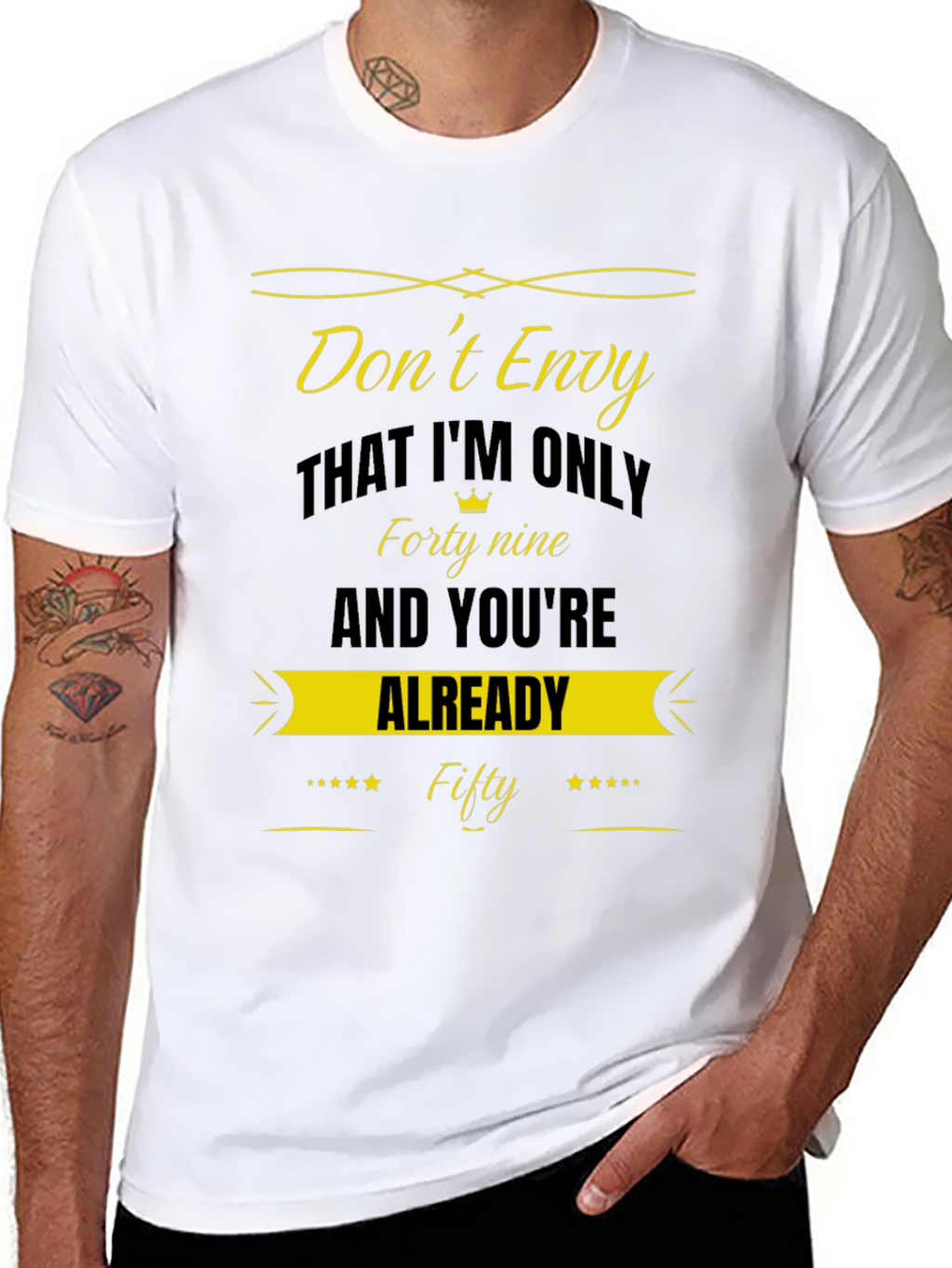 Dont Envy Fifty Black T-Shirt