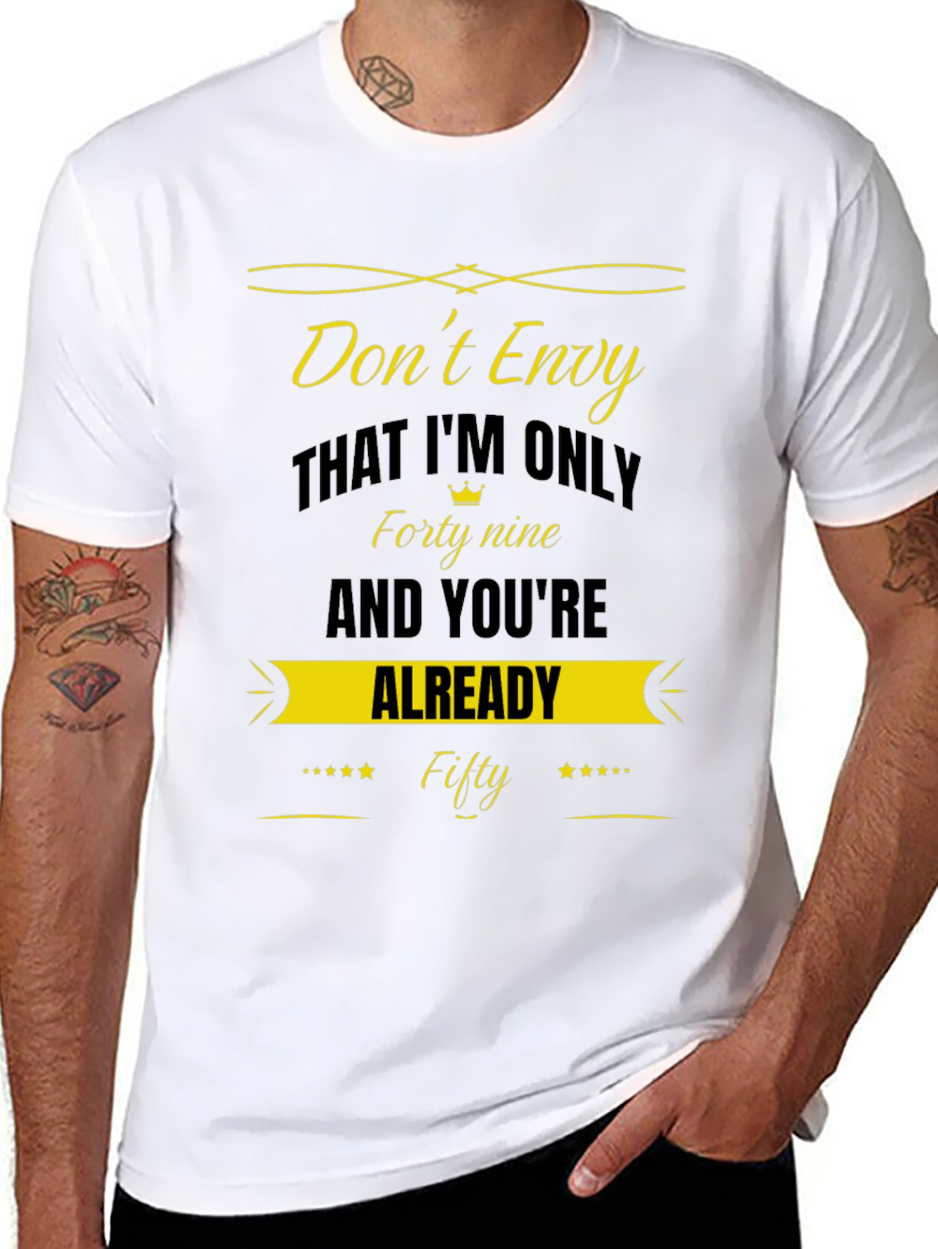 Dont Envy Fifty Black T-Shirt